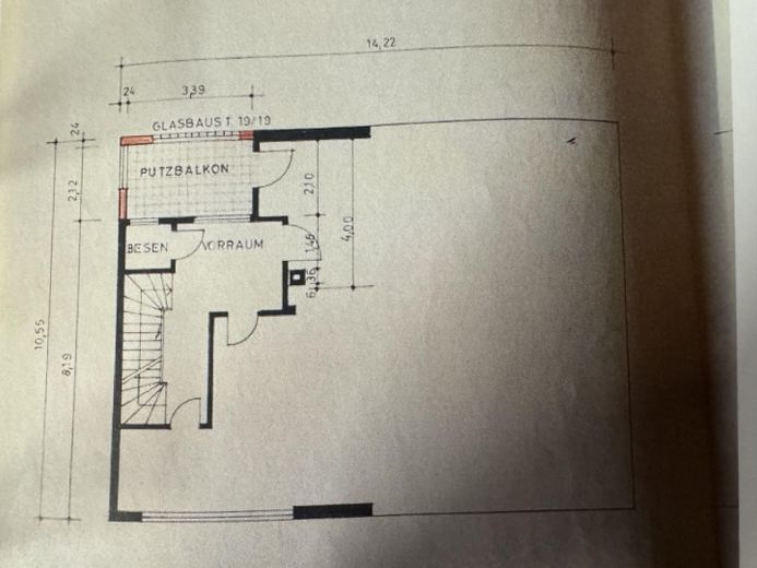 Grundriss ohne Trennwände