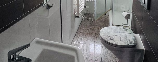 Gäste WC/Dusche in EG