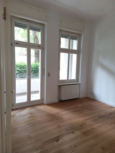 Sfeervol 2-kamerappartement in een oud gebouw met privétuin & terras in Berlijn-Pankow – Schlafzimmer