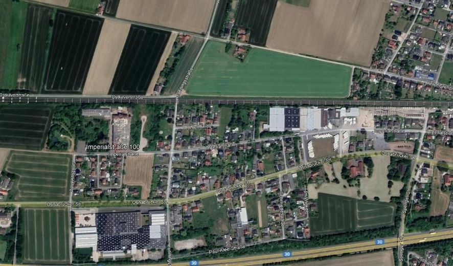Gewerbegrundstück ***unbebaut*** kurzfristig bebaubar nach § 34 – Bild 1
