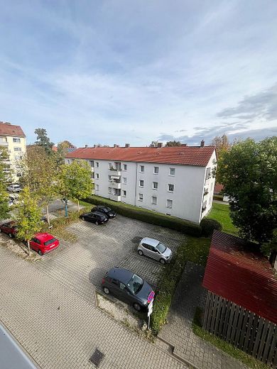 Aussicht zu dem Stellplatz