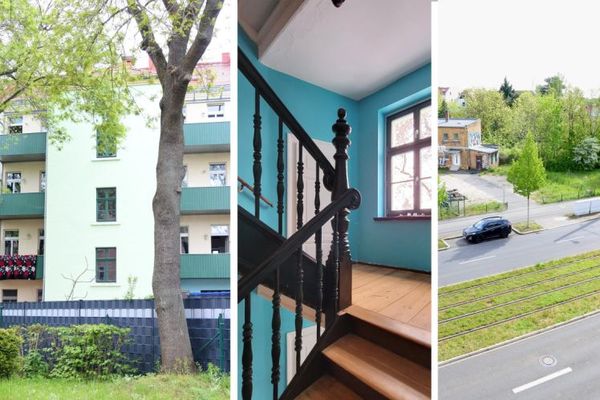 Sanierter Altbau mit Teilungserklärung, 1 GE + 6 WE, Balkone, umzäunter Innenhof, Keller