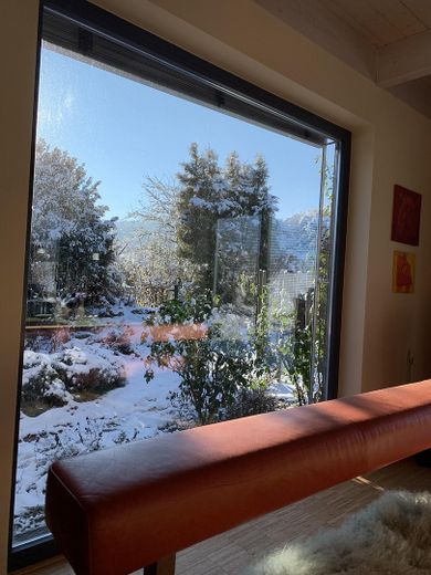 Blick aus dem Esszimmer