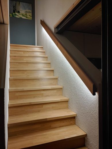 Doppelhaushälfte Bittenfeld – Treppe ins OG