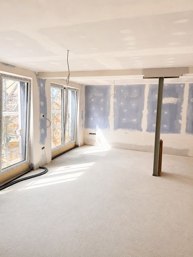 KfW-40 Zweifamilienhaus im Zentrum | Selbst wohnen & vermieten | Erstbezug – Wohnung EG Wohn_Esszimmer