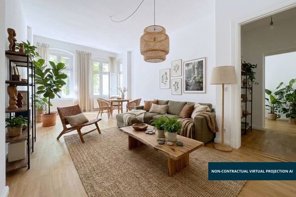 Großzügige 3-Zimmer-Wohnung, Altbaucharme mit zwei Balkonen in besonderer Kiezlage!