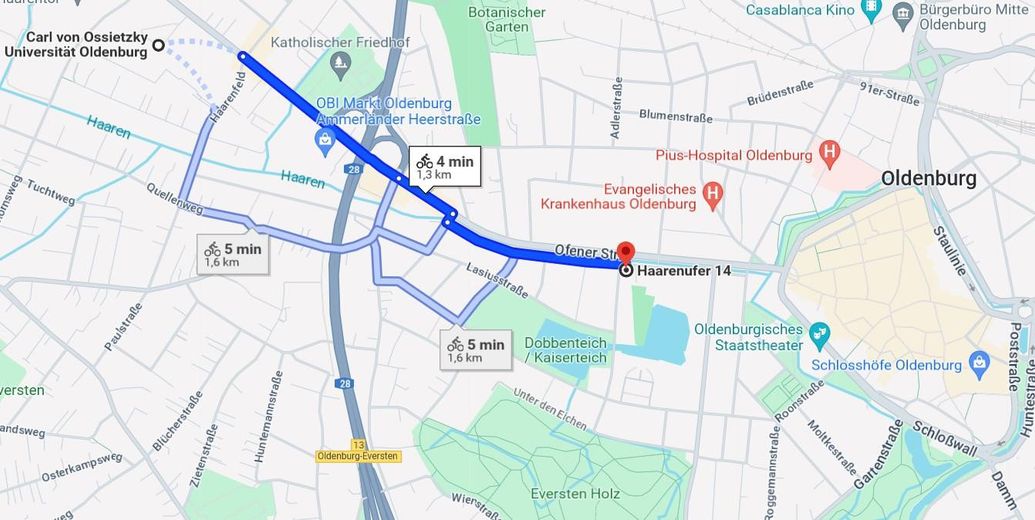 Top zentrale 2,5 ZImmer-Wohnung mit Dachterrasse und Wintergarten im Dobbenviertel – Uni  (4 min./Fahrrad)