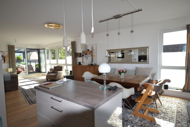 Blick ins Wohnzimmer