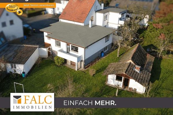 Two residential units, many possibilities, semi-detached house with extension, 888 m² plot