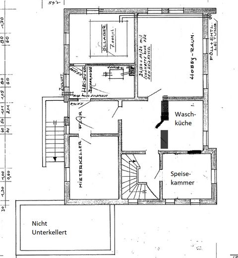 Grundriss Keller