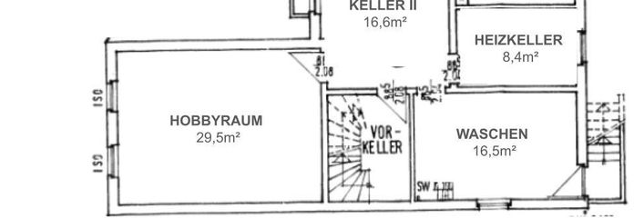Grundriss Keller
