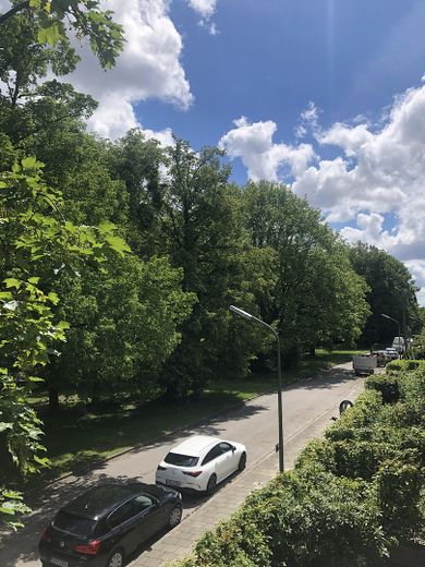 Blick vom Balkon