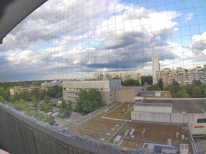 Freies Apartment auf dem Olympia-Einkaufszentrum, provisionsfrei von privat – Ausblick Nord Ost
