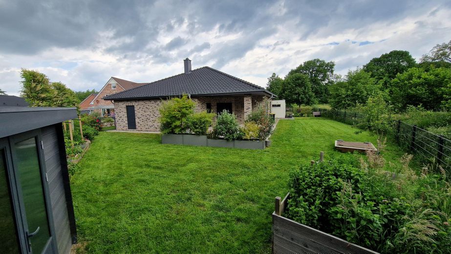 Haus, Garten, Terrasse, Natur