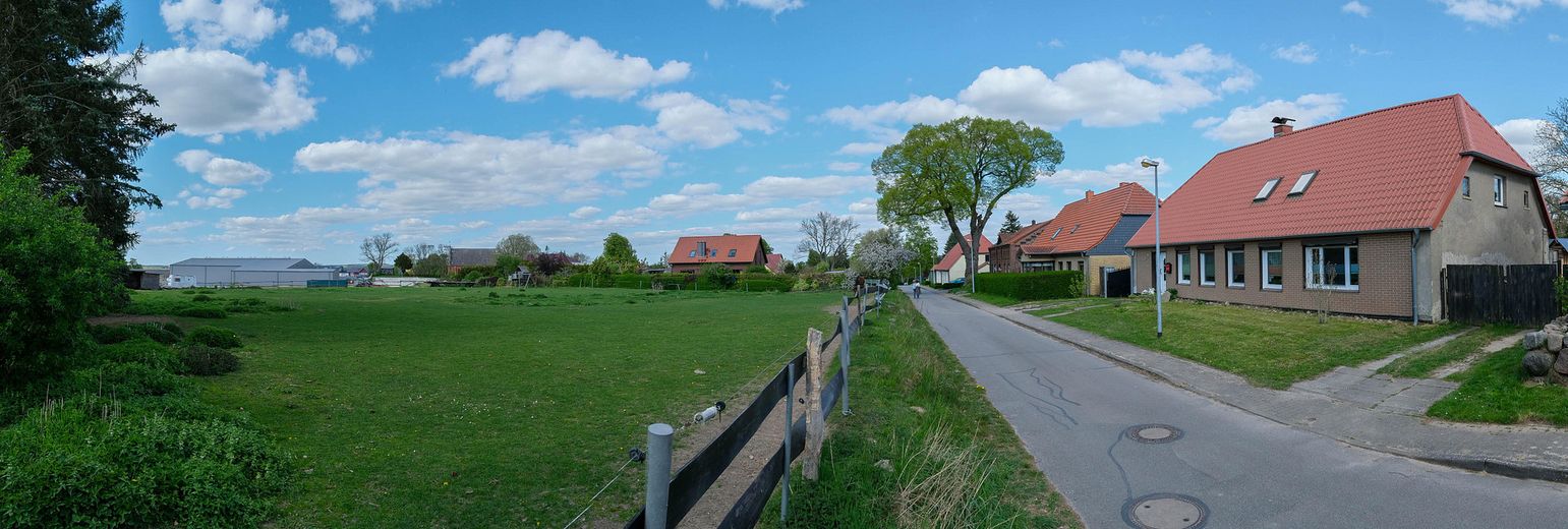 Grundstück Sicht von Blumenstr
