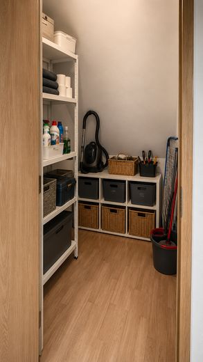Familienfreundliche 4-Zimmer-Maisonettewohnung mit Terrasse in Berlin-Johannisthal – Abstellraum