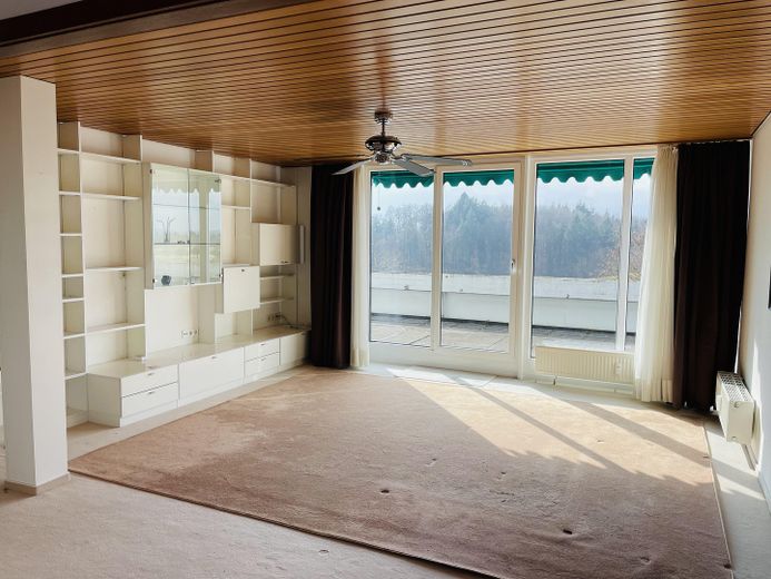 Privater Ausblick Wohnzimmer