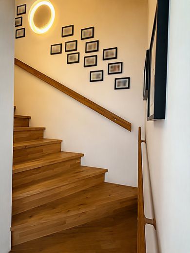 Treppe Eiche massiv