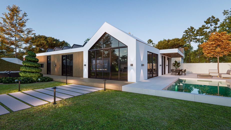 Moderne Architekturvision