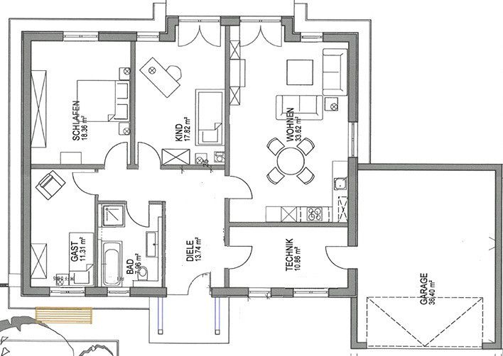 Ohne Makler - Modernes Einfamilienhaus mit Doppelgarage – Foto 16