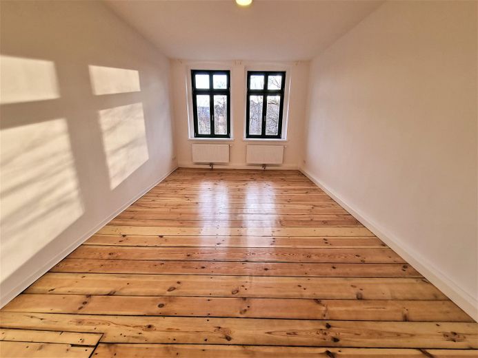 Zimmer mit Dielenboden