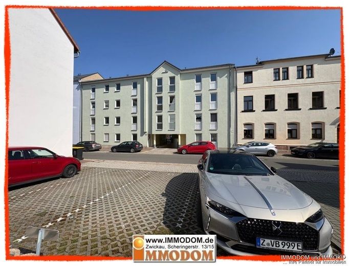2-Zimmer-Wohnung mit BALKON und TG-PKW-Stellplatz, zentral und bahnhofsnah, zu verkaufen! – Außenansicht