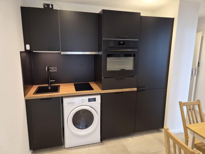 Stanza in appartamento condiviso con vista sulle Alpi a Feldmoching – Ratholdstraße 24, Monaco – Küche