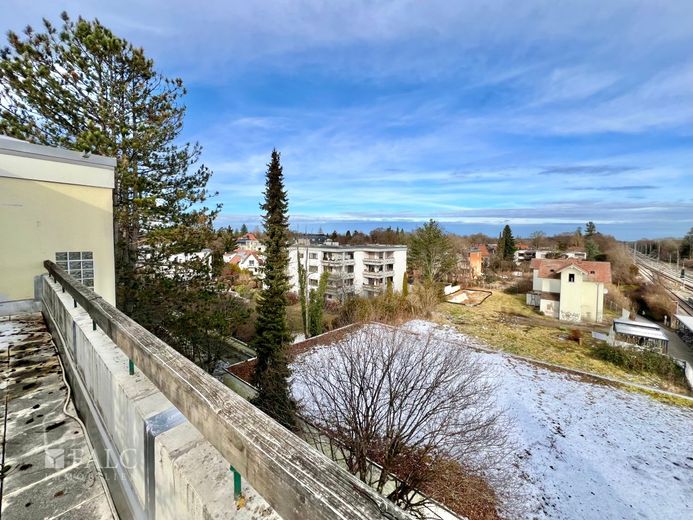 Exklusive Penthouse-Wohnung mit großzügiger Dachterrasse und Bergpanorama – Ausblick Ost