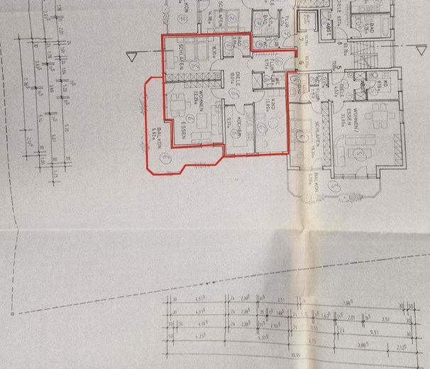 Ein Logenplatz im Grünen – großzügige 3-Zimmer-Wohnung – Grundriss Wohnung