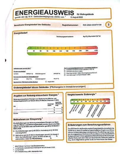 Energieausweis 2/3