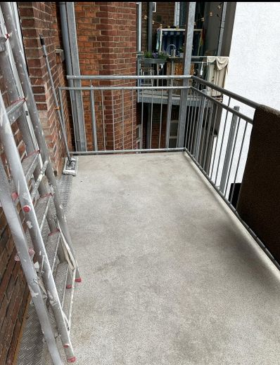 Balkon an der Küche