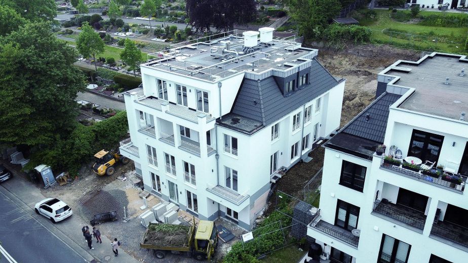 Außenansicht vor Fertigstellun