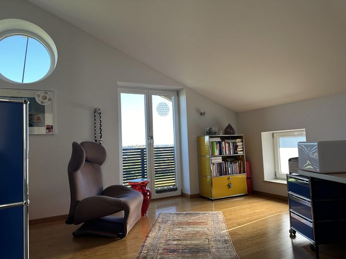 Modernes Einfamilienhaus mit freiem See- und Bergblick Nähe  Prien – Büro/Kinderzimmer