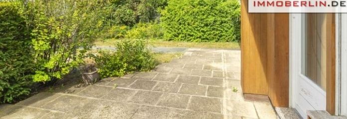 IMMOBERLIN.DE - Posizione eccellente nel centro di Zehlendorf! Bungalow con terrazza esposta a sud-ovest e/o terreno edificabile