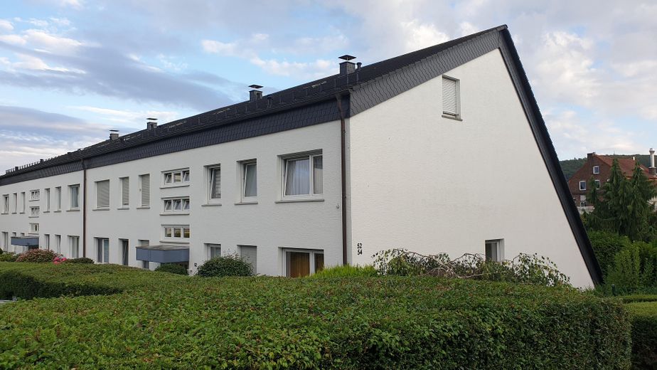 Wohnanlage, Ansicht Eingang 