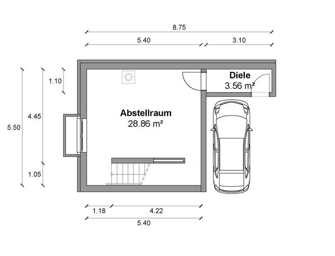 Verde e privato! Townhouse con 5 camere, garage privato e terrazza sul tetto nel cuore di Mitte! – CDT01_UG