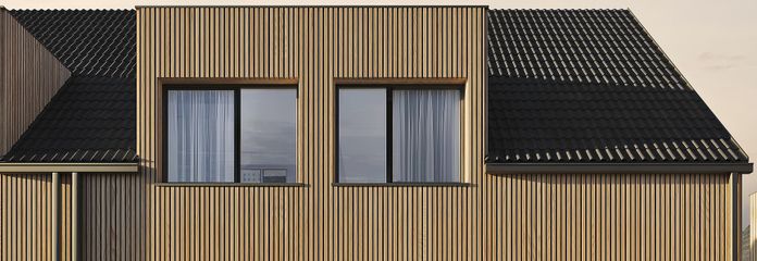 Rückansicht vom Garten