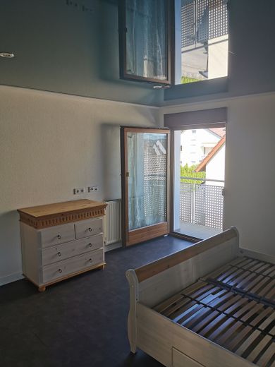 Schlafzimmer Balkon Giebel