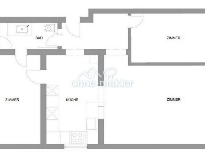 Exklusive, kernsanierte 3-Zimmer-Wohnung im Lehenviertel – Foto 1