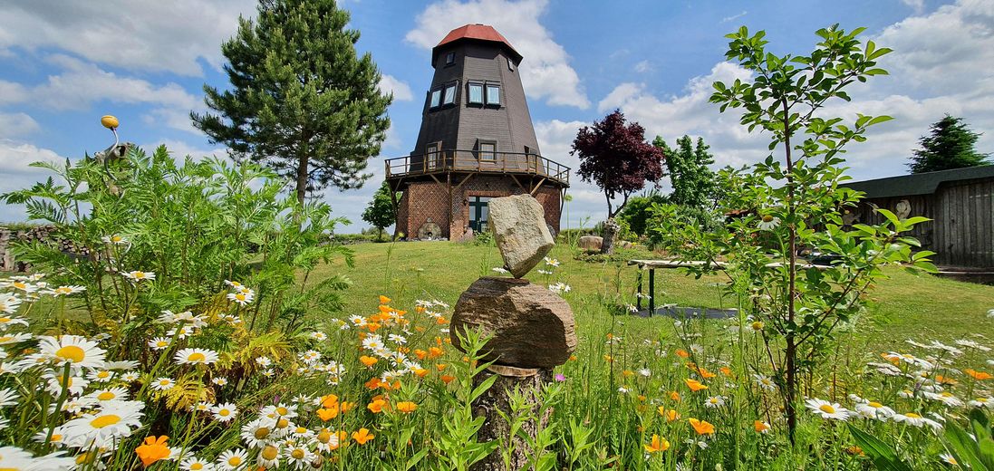 Mühle im Sommer