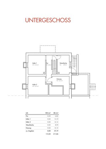 Untergeschoss / Keller