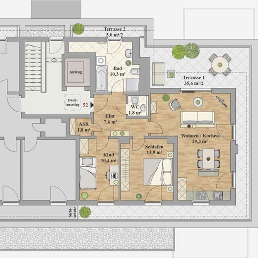 ERSTBEZUG - 3,0-ZIMMER WOHNUNG – Grundriss_WE_52