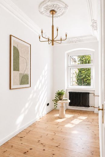 Primera ocupación de un edificio antiguo en Prenzlauer Berg entre Kollwitzkiez y Winsviertel | Sin comisión – Ruhiges Schlafzimmer
