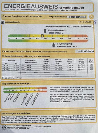 Großzügige 4-Zi.-Whg. (2 2/2 Zi.) mit Balkon/Südlage ; auf großem Grundstück ; provisionsfrei – Energieausweis / 123 kWh = D