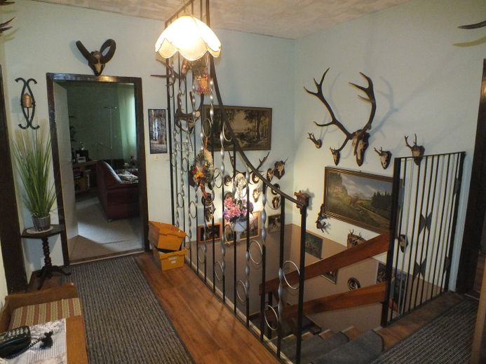 Naturidyll mit riesigem Grundstück – Provisionsfrei von Privat! – Treppe zum Keller