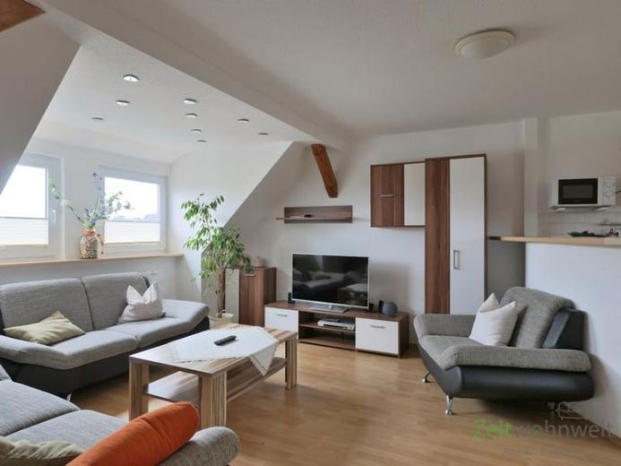 (EF1407_M) Dresden: Tharandt, preiswerte möblierte Wohnung im OT Fördergersdorf, Grundreinigung inklusive – Foto 1