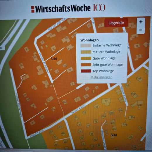 EFH in guter Wohnlage auf 1.900 qm Eigentumsgrundstück - provisionsfrei – Lage des Grundstücks