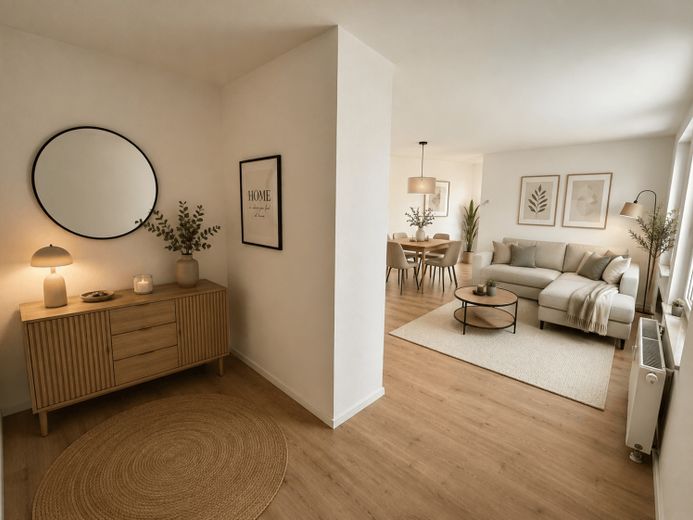 ***Luminoso appartamento di 2 locali con cucina componibile e balcone a Chemnitz-Hilbersdorf*** – Foto 1