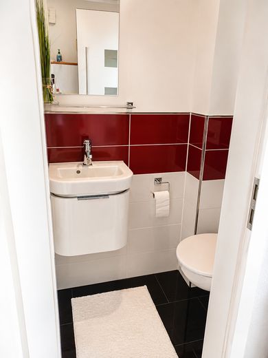Modernisiertes Familienhaus mit Sonnengarten, Garage & Ausbaureserve – Gäste-WC