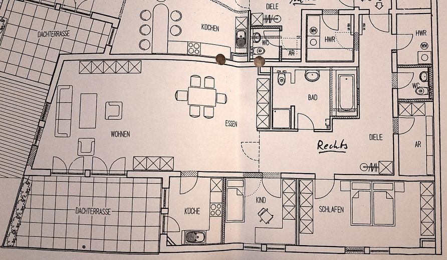 Amplio apartamento de 3 habitaciones con 140 m², terraza en la azotea y mucho espacio en Bad Ems – Foto 15